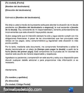 Carta Compromiso de Pago