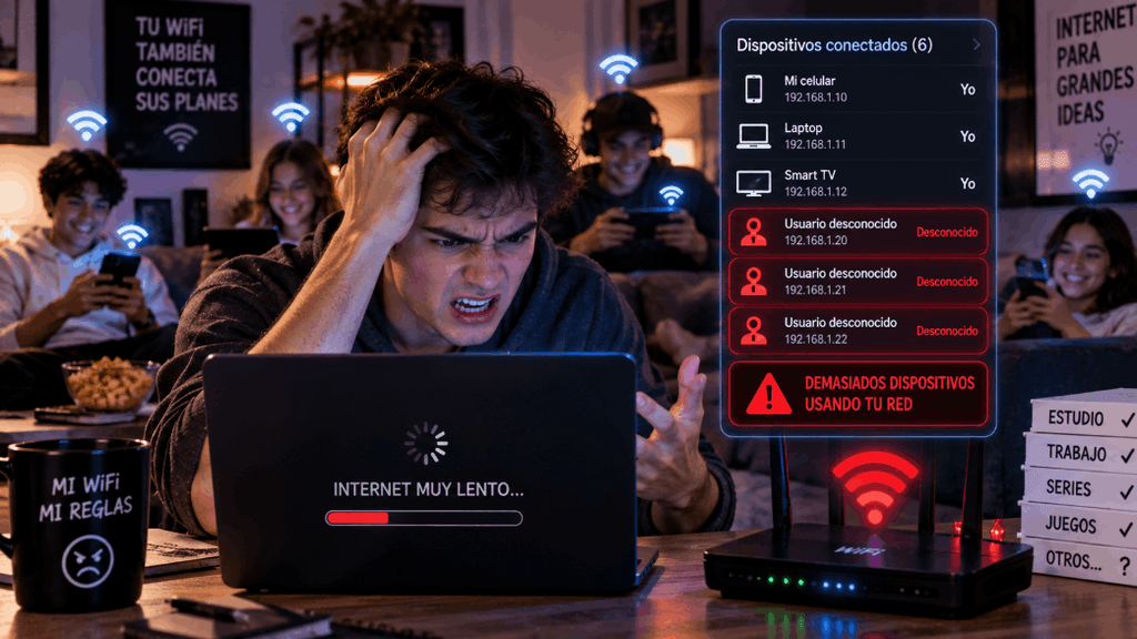 WIFI ACCESO: Cómo saber quién está conectado a tu WiFi sin permiso y proteger tu red