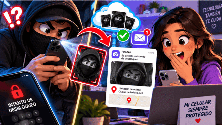 Foto App: descubre quién intenta desbloquear tu celular si te lo roban