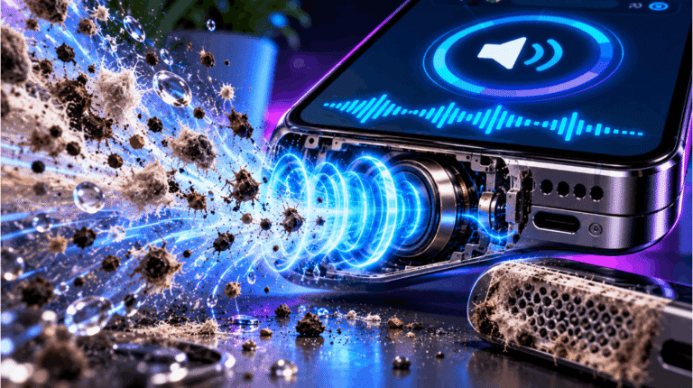 ¿Tu celular se escucha bajito? Ventilador Móvil puede ayudar a limpiar sus bocinas
